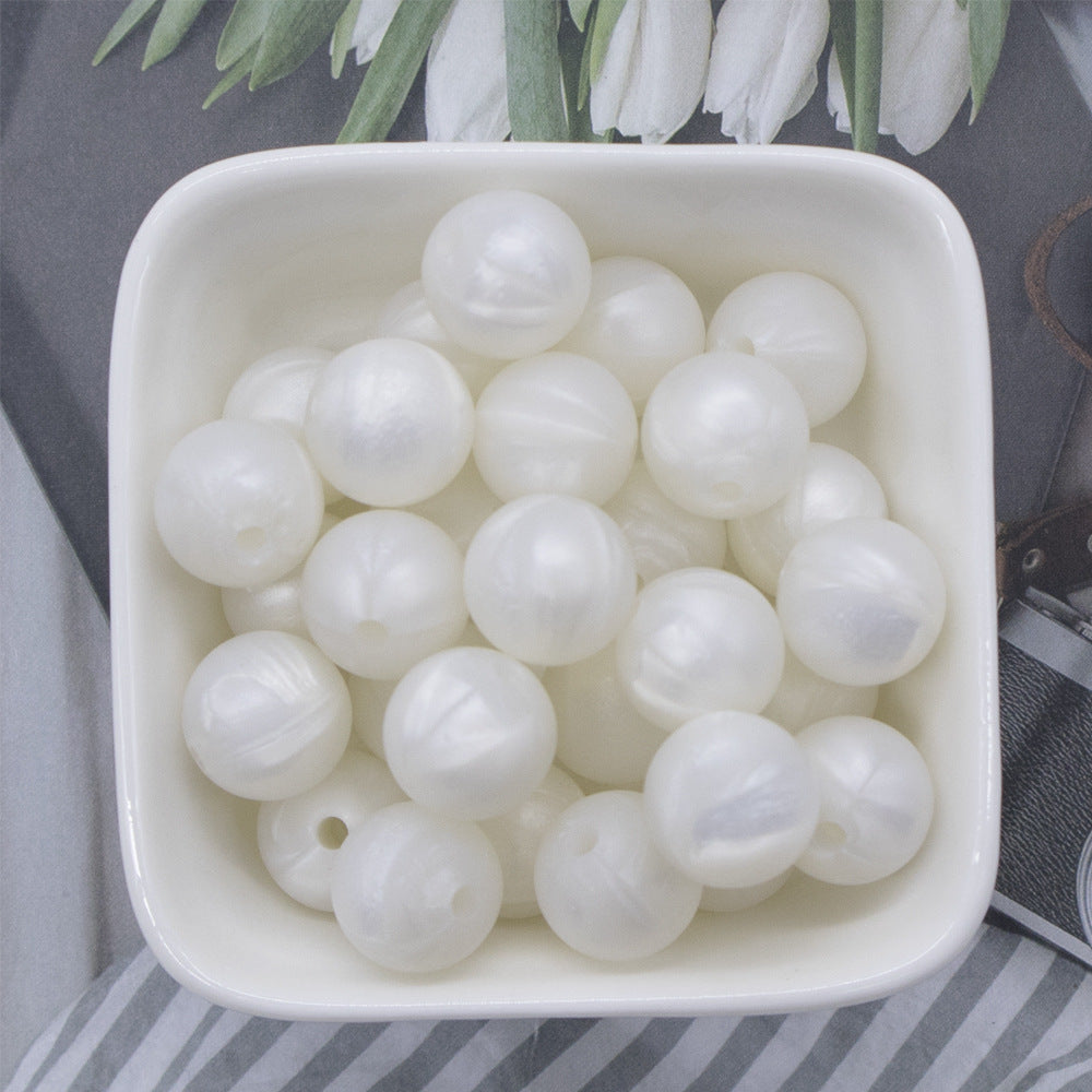 Wholesale 100PCS/PACK 15mm Baby Teether Silicone Round Beads