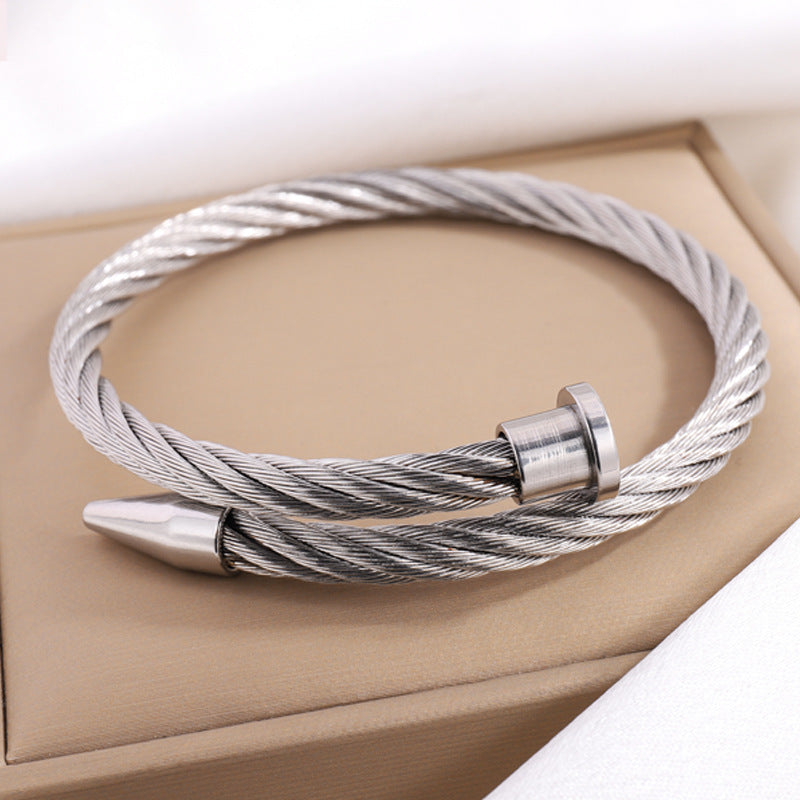 Wholesale Titanium Steel Fashion Stainless Steel Love Bracelet
