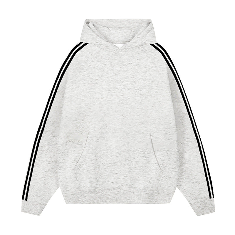 Wholesale Pure Cotton Retro Comfortable Sports Loose Casual Long-sleeved Hooded Clothes