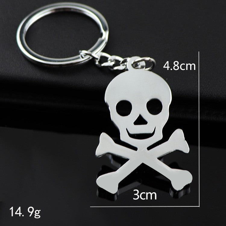 Wholesale Halloween Cartoon Skull Pumpkin Ghost Metal Keychain