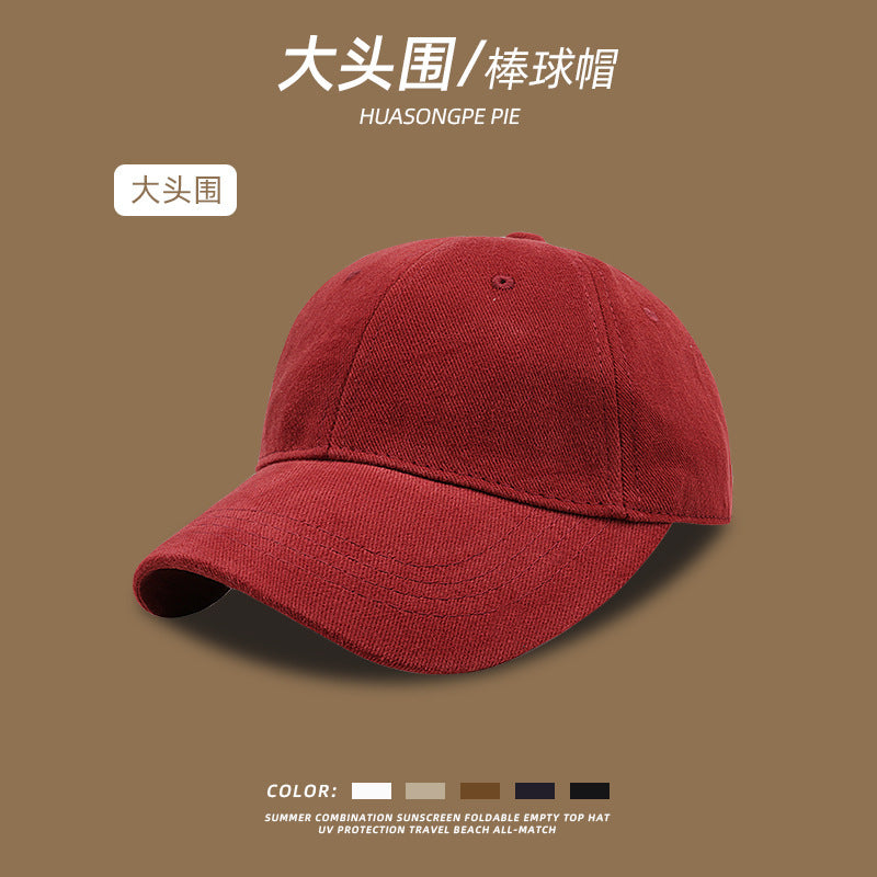 Wholesale Plain Large Head Pure Cotton Baseball