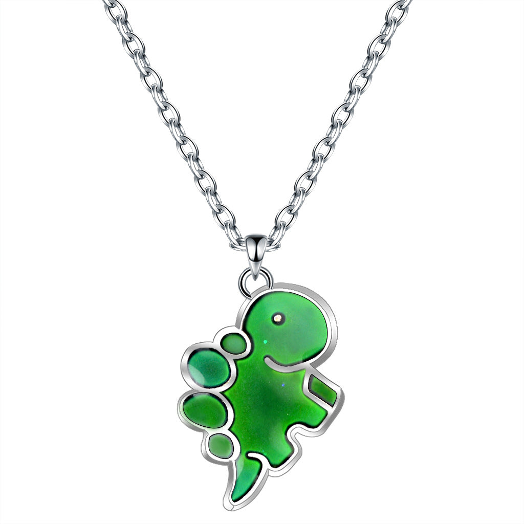 Lindo caricatura de dibujos animados de dibujos animados al por mayor Temperatura de colgante de color sensible que cambie collares de color