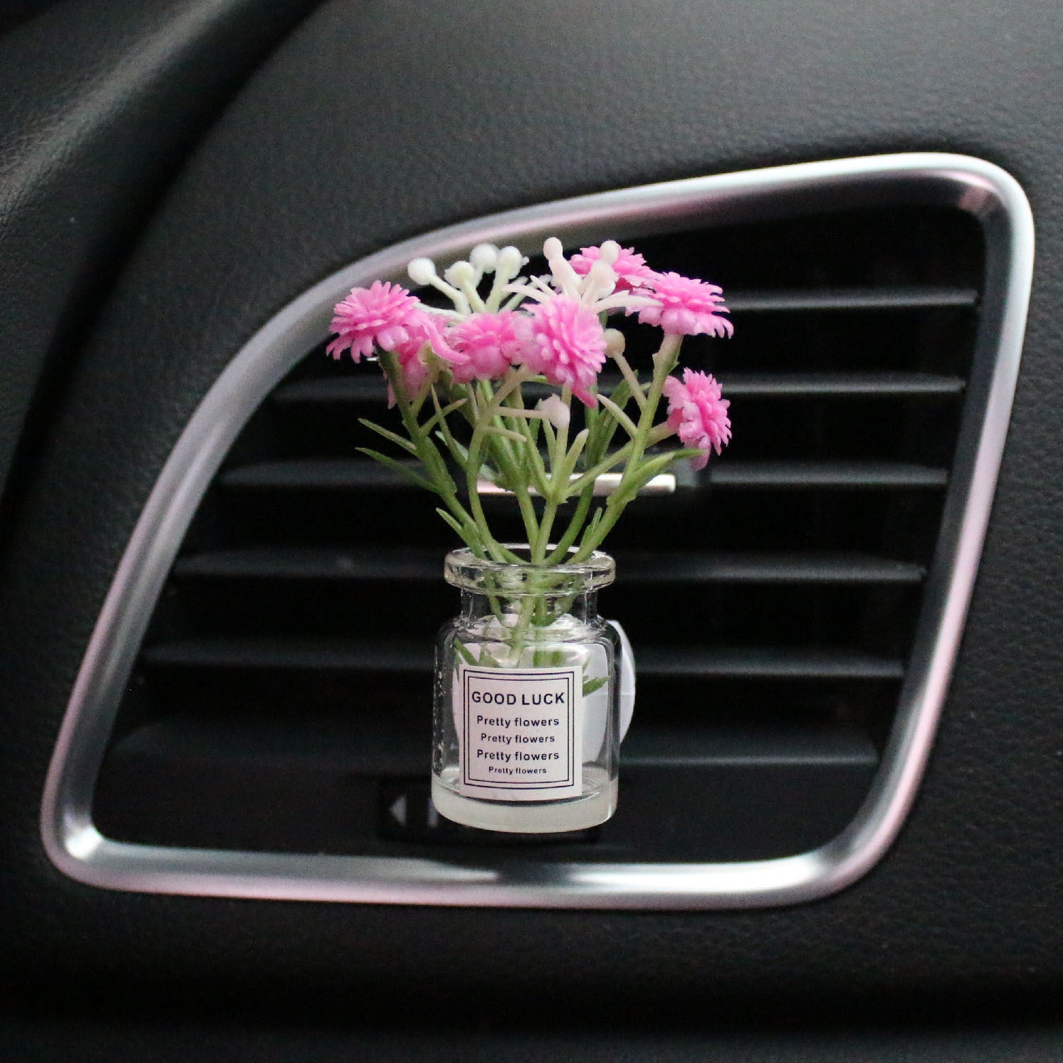 Wholesale Gypsophila Glass Vase Car Air Conditioning Vent Perfume Clip
