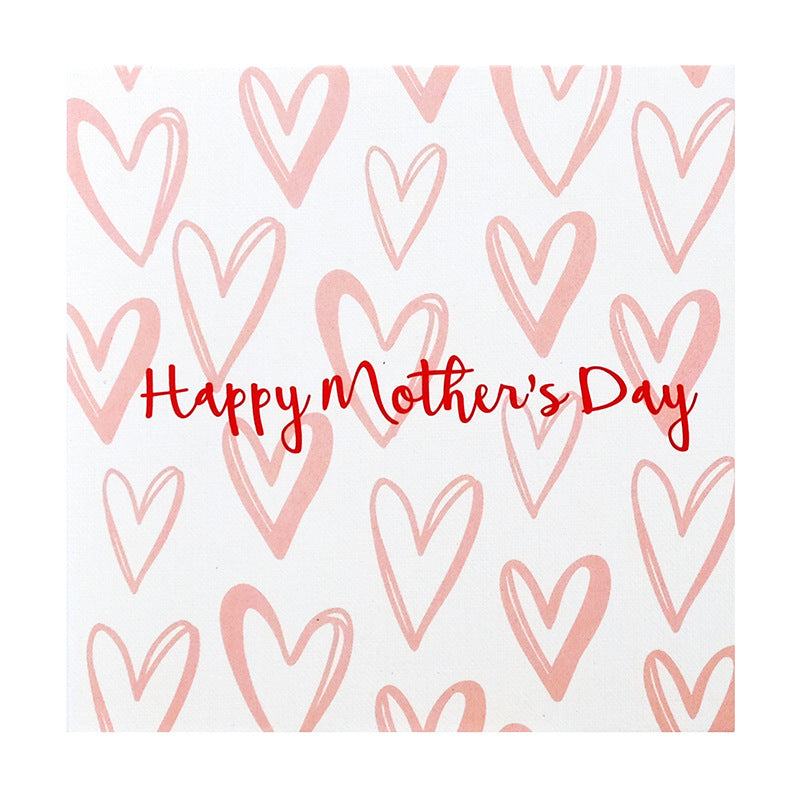 Wholesale of 10pcs/pack Paper Love MINI Square Mother's Day Greeting Cards