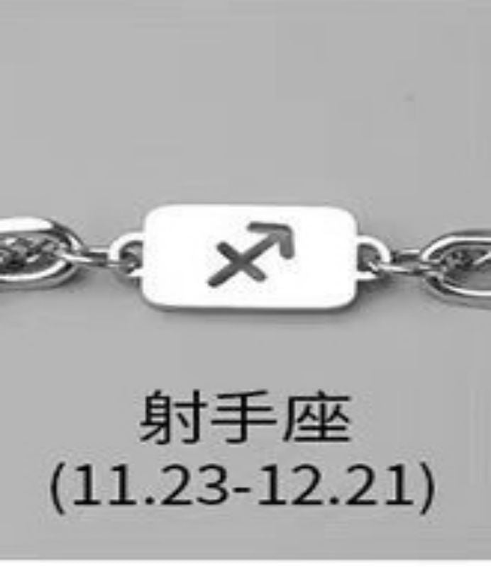 Wholesale Twelve Constellation Necklace  Titanium Steel Color-free Double-layer Chain Bracelet Combination