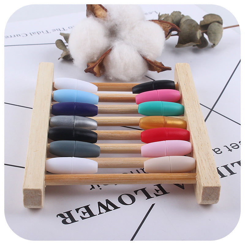 Wholesale 10PCS/PACK Plastic Beads DIY Necklace Buckle Accessories