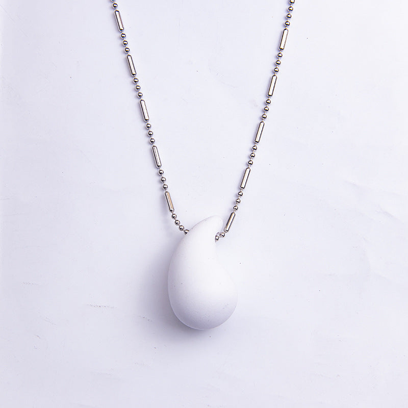 Wholesale Colorful Water Drop Large Acrylic Necklace