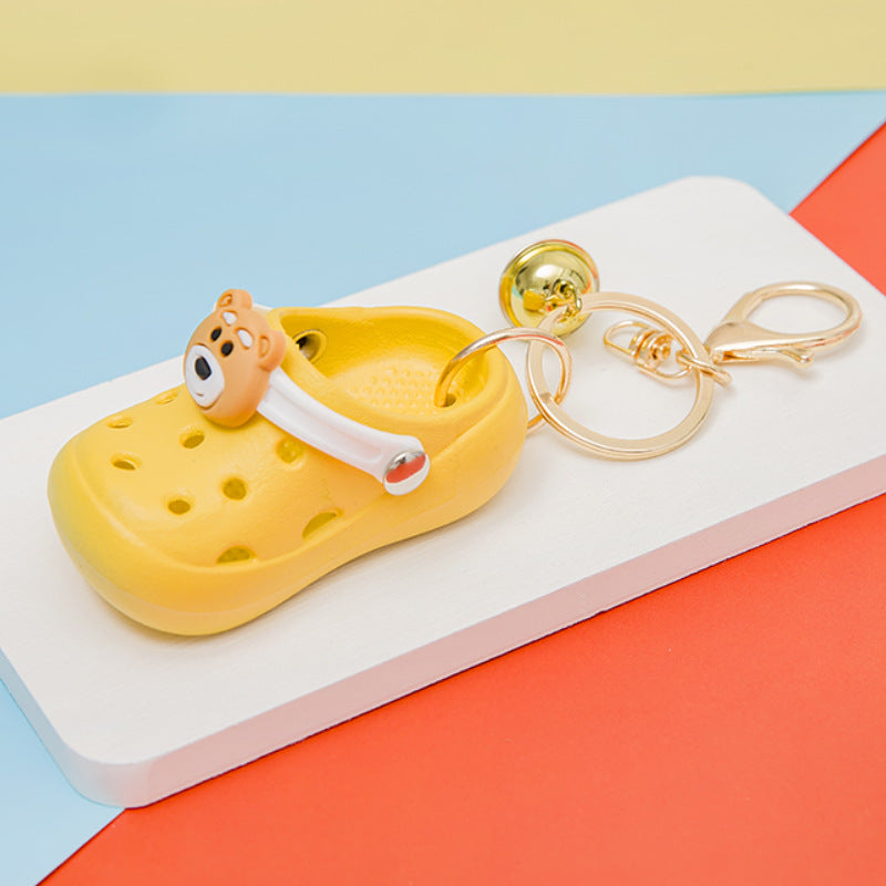 Wholesale Creative cute mini hole shoes keychain
