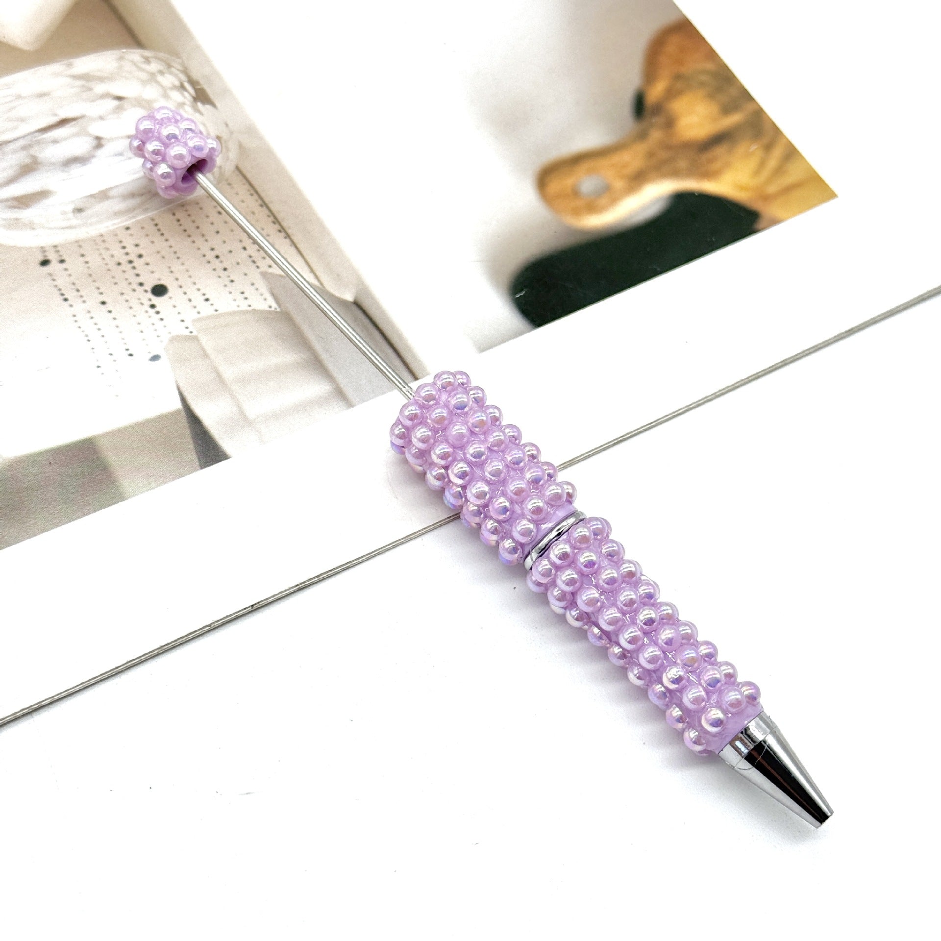 Wholesale DIY Pearl Full Diamond Beading Pen Full Coverage Pen Cap Pearl Heavy Industry