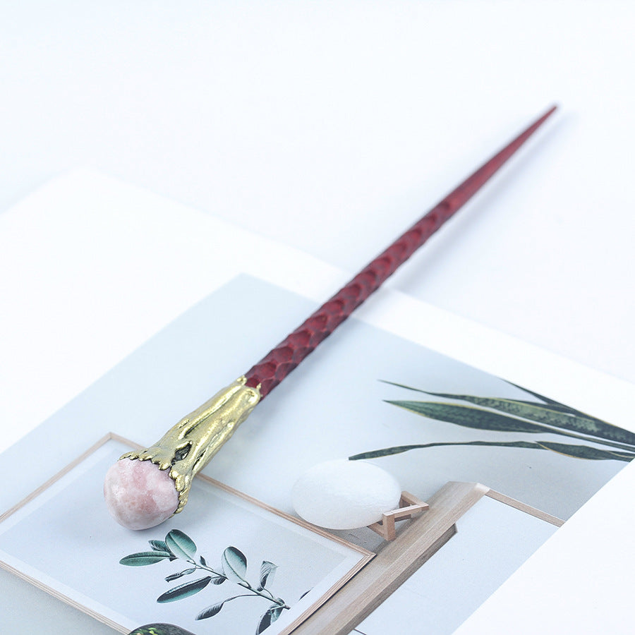Wholesale Crystal Wood Magic Wand, Scepter, Fairy Elemental Ritual Prop