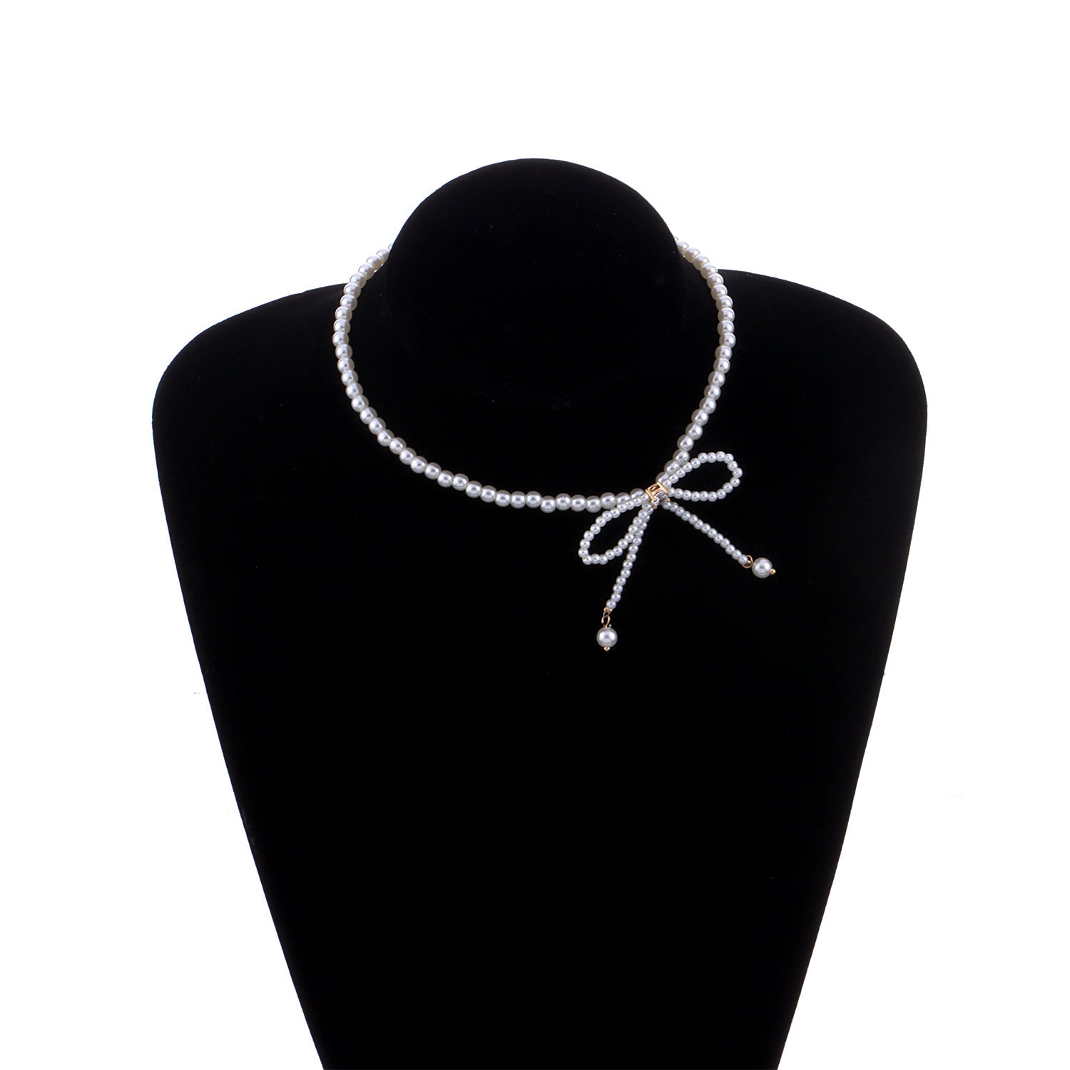Wholesale Pearl Tassel Temperament Necklace Clavicle Chain