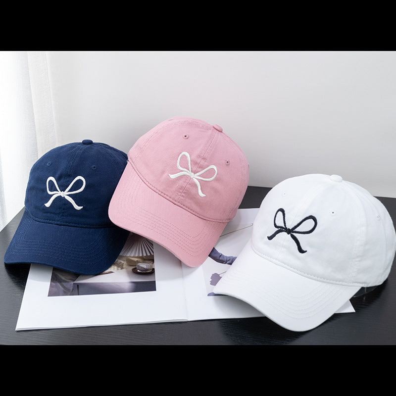 Wholesale Sweet Bow Embroidered Baseball Cap