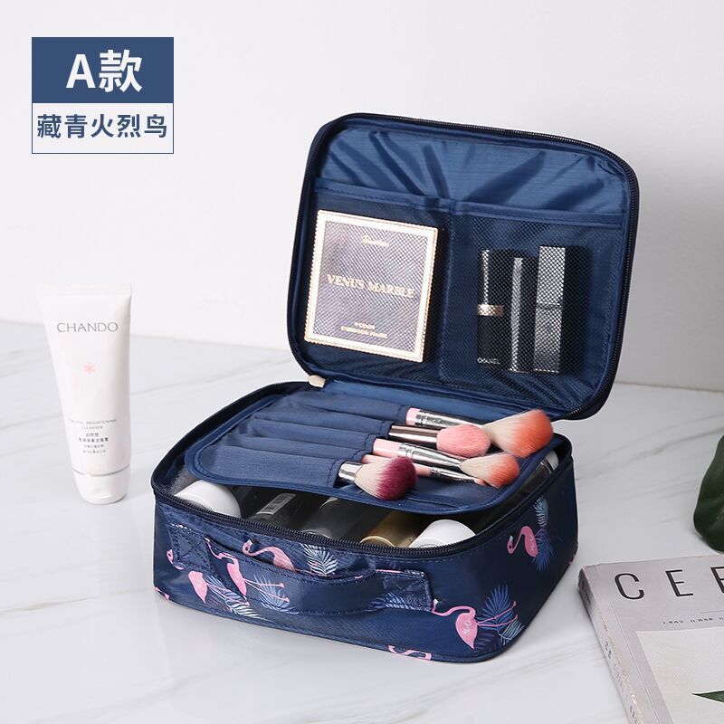 Wholesale Large Capacity Two-way Zipper Toiletry Bag Travel Portable Handbag