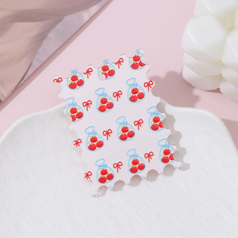 Wholesale 10pcs/ pack acrylic keychain pendant star keychain decoration