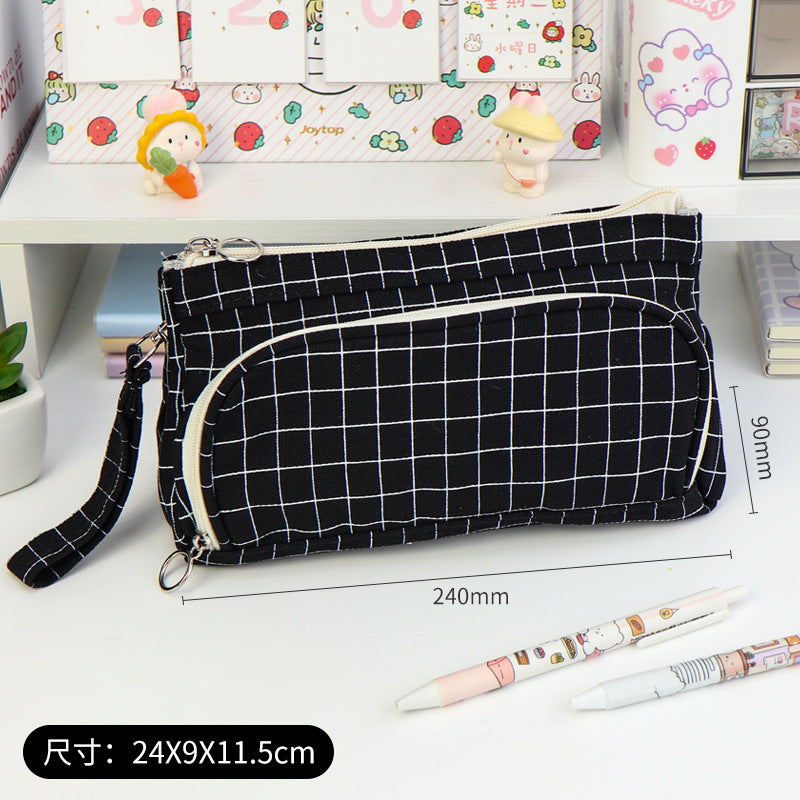 Wholesale Canvas High-capacity Pencil Case