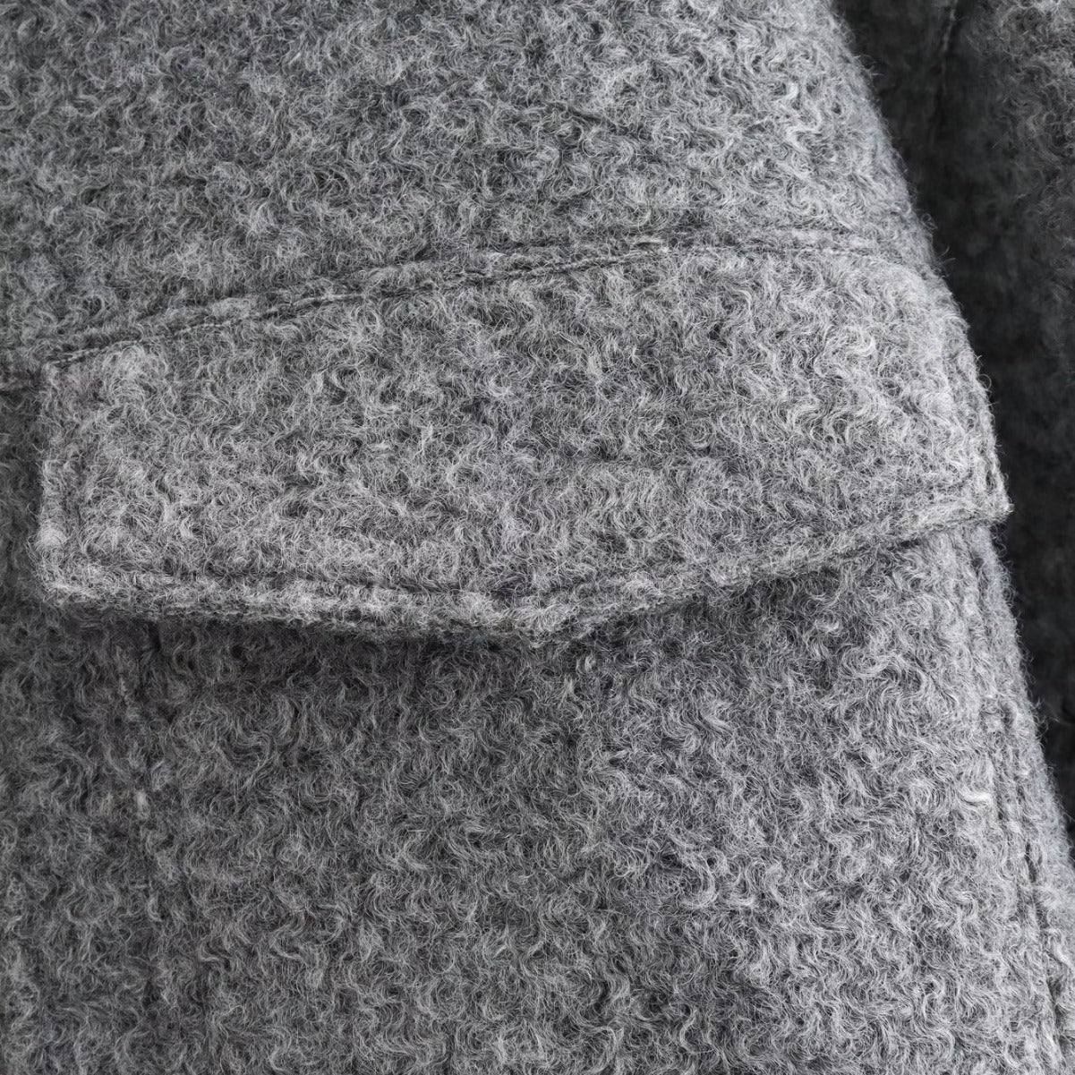 Wholesale The New Women's Bouclé Short Loose Casual Woolen Coat for Autumn and Winter