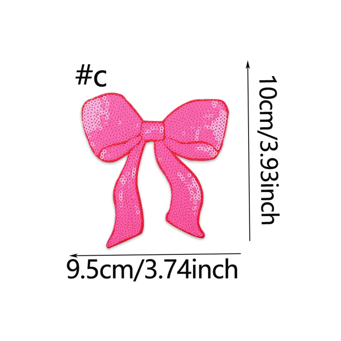 Wholesale Bow embroidery  fabric appliqué  sequins