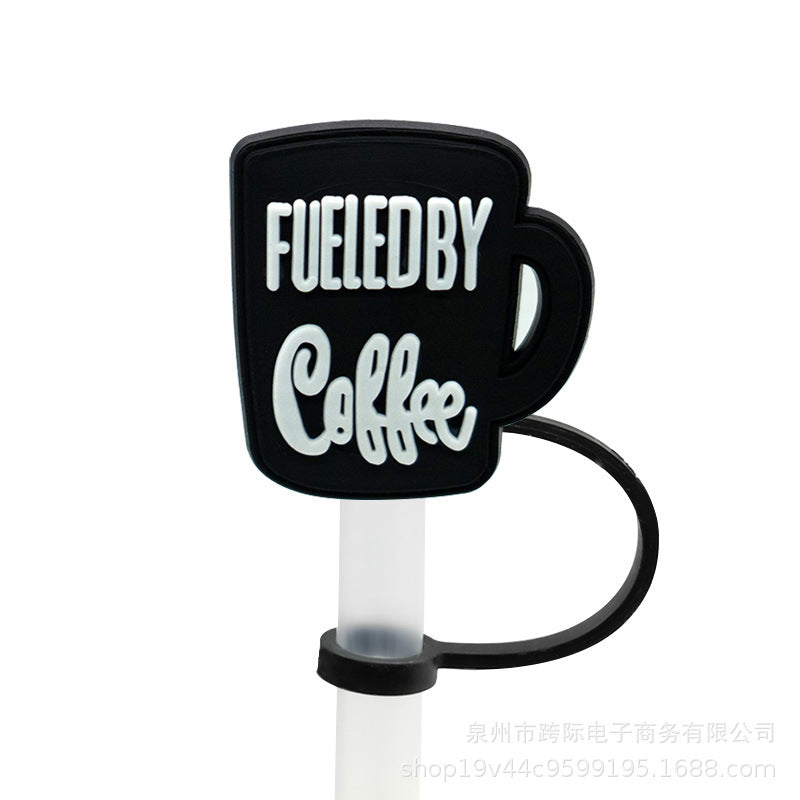 Wholesale 10pcs/pack New Coffee Accessories Silicone Straw Sleeve