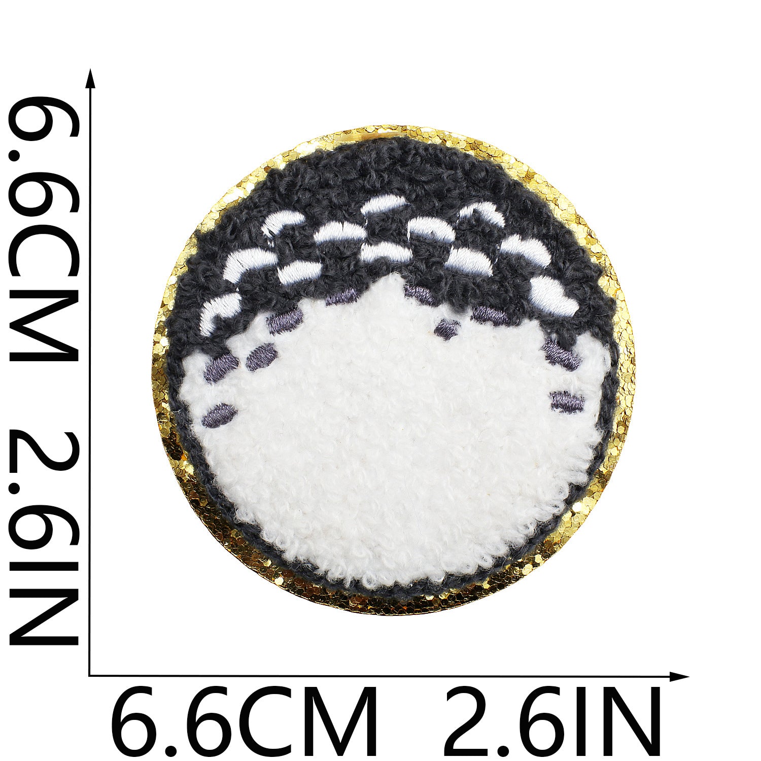 Wholesale Basketball Towel Embroidered Patch