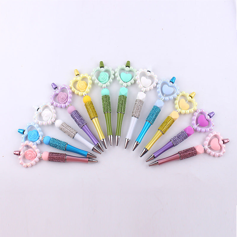 Wholesale Beaded Pens Cartoon Silicone Beaded Pen