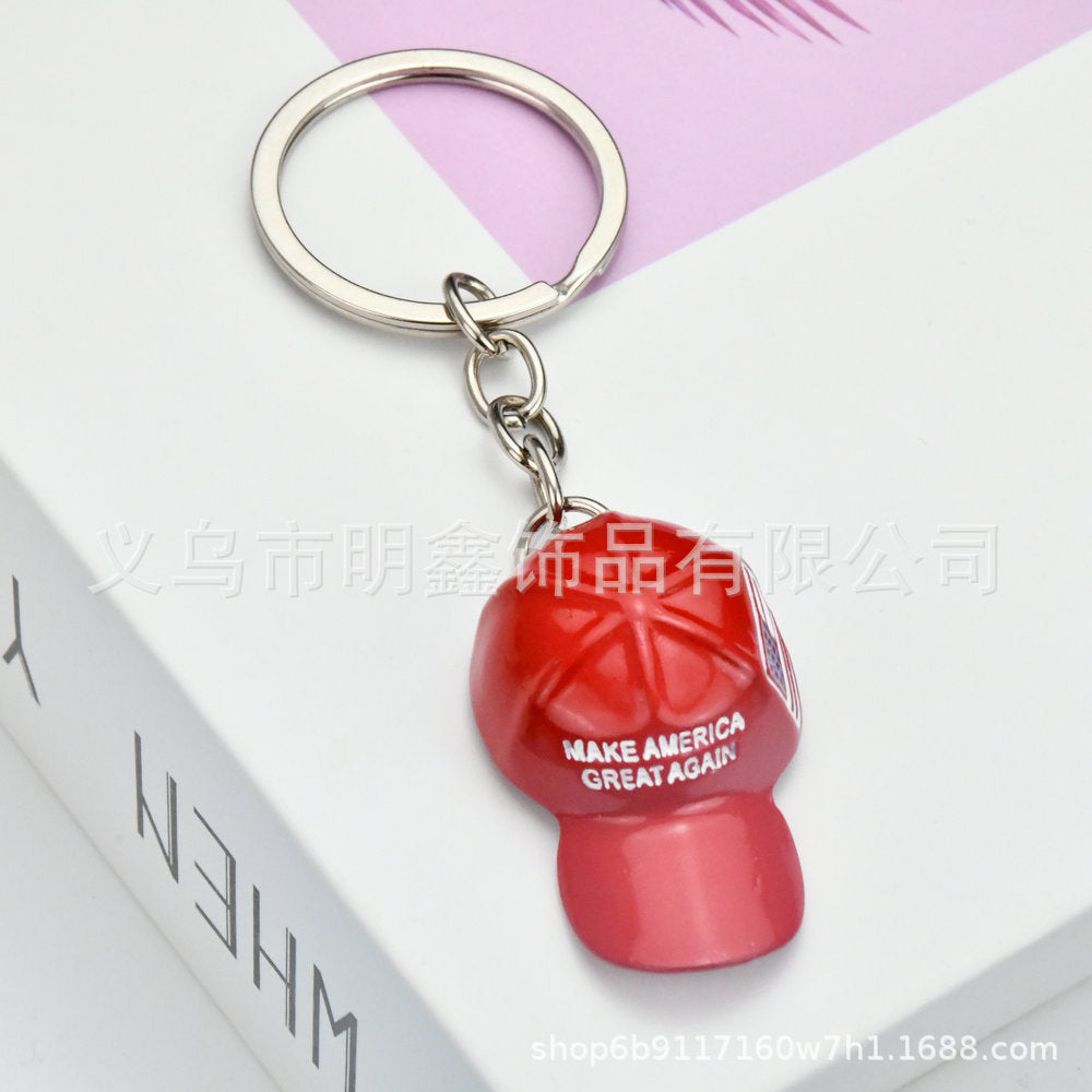 Wholesale Hip Hop Baseball Cap Alloy Keychain