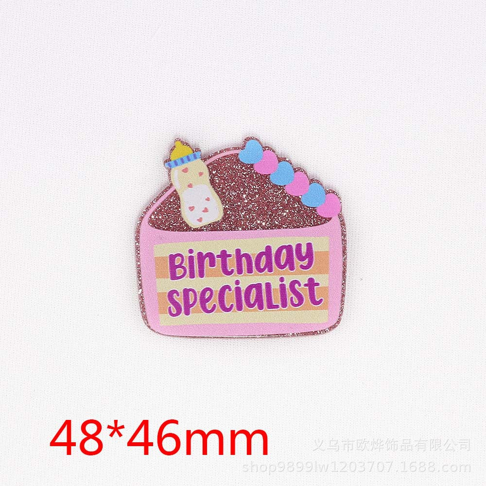 Wholesale 10 cartoon accessories acrylic cute DIY patches