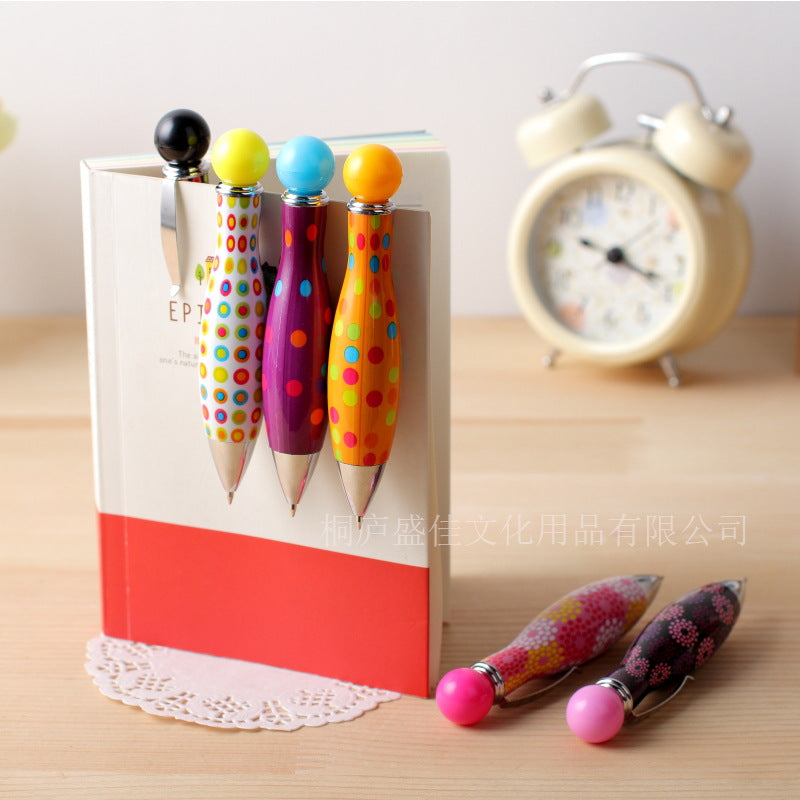 Wholesale of Six Mini Film Mixed Color Twisted Plastic Ballpoint Pens