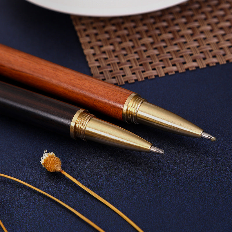 Wholesale Wooden Pen Body Brass Signature Pen