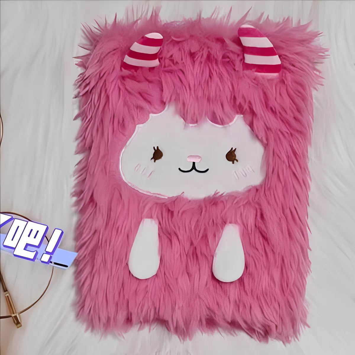 Wholesale Long-Haired Monster Plush Notebook