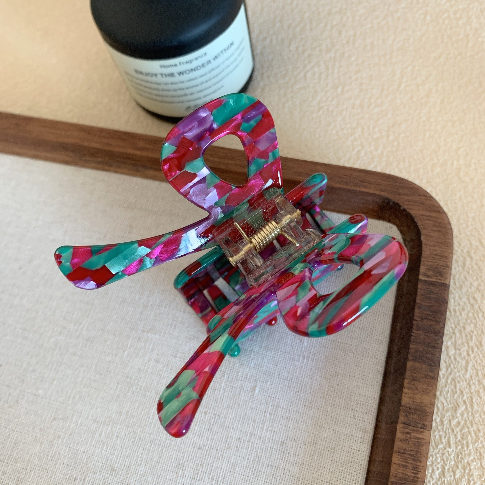 Wholesale Colorful Bow Acetate Grippers