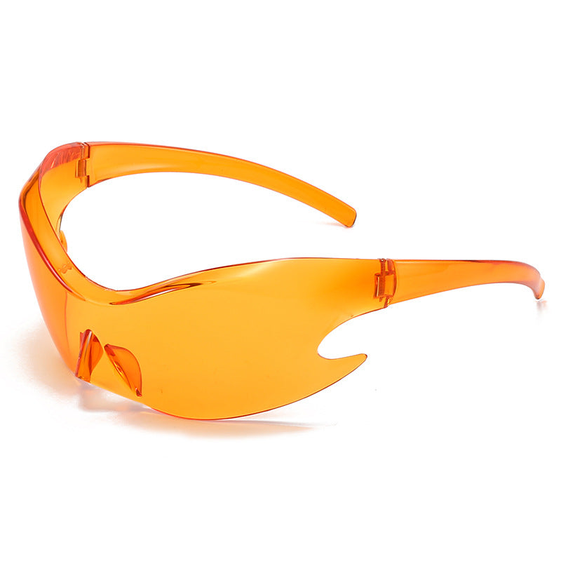 Wholesale Sports Colorful Reflective Hip-hop Sunglasses