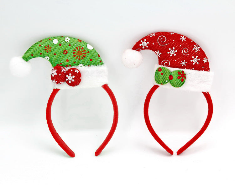 Wholesale Christmas Ornaments, Christmas Headband Party, Santa Hat Headband