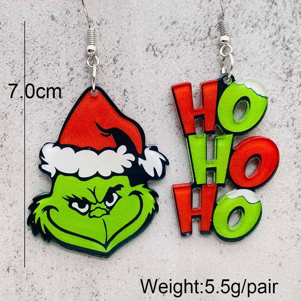 Wholesale  Christmas Acrylic Earrings OLY Exclusive