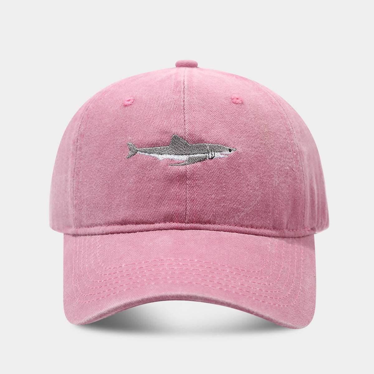 Wholesale Shark Baseball Cap Washed Trend Women's Sunshade Cap