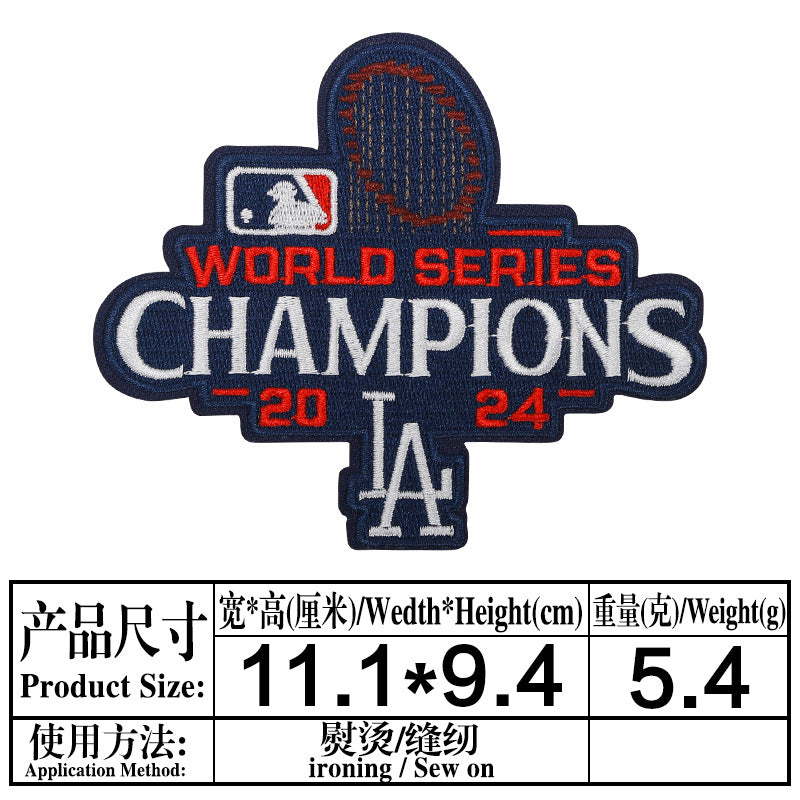 Wholesale  Embroidered Cloth Stickers Adhesive Back Sports Embroidered Cloth Stickers