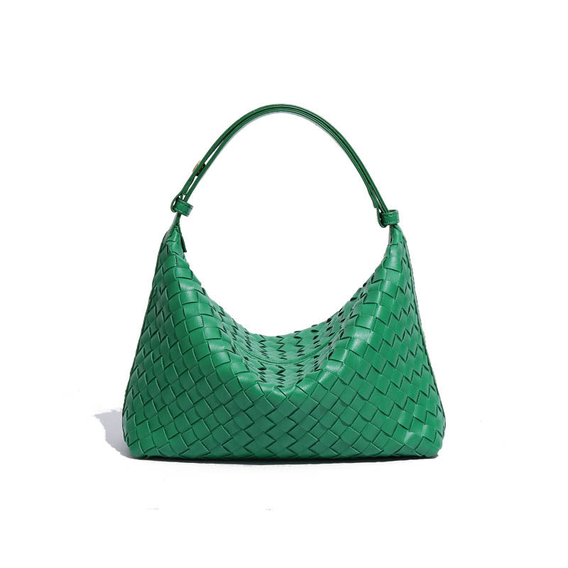 Wholesale Hand-woven bag lunch box handbag shoulder underarm bag