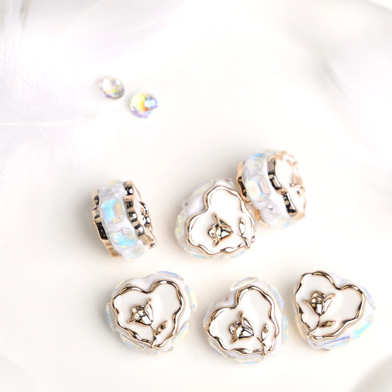 Wholesale Love Heavy Industry Rose Diamond Beads