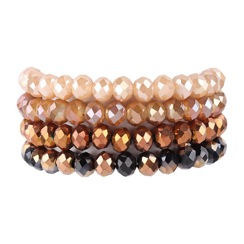 Wholesale DIY Crystal Colorful Elastic Bracelet