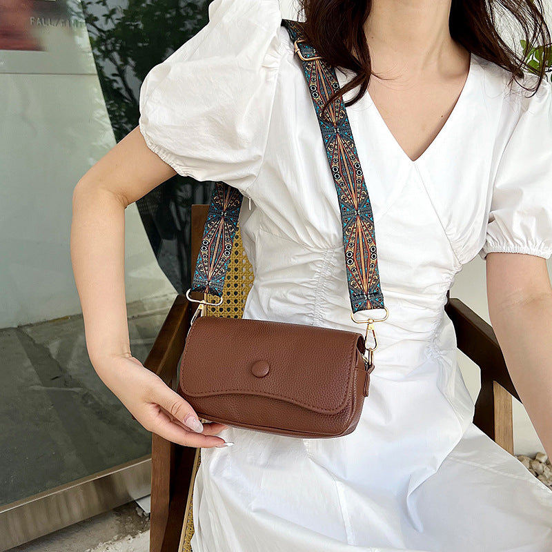 Wholesale Broadband PU Single Shoulder Crossbody Bag Cylinder