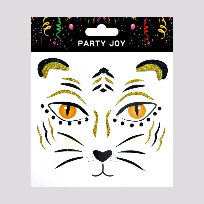 Wholesale Glitter Acrylic Diamond Holiday Party Stage Makeup Stickers