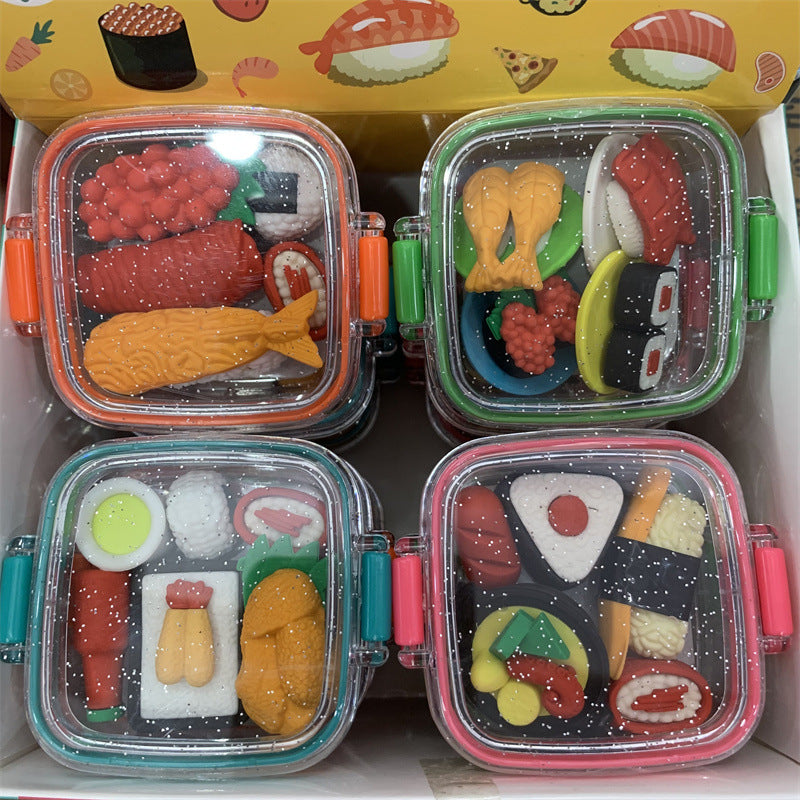 Lunch Box de lonchera al por mayor Erase de plato 24 piezas en una caja