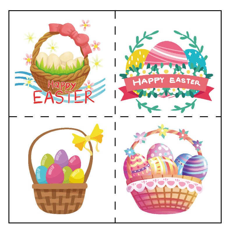 Wholesale Easter Paper Tattoo Stickers