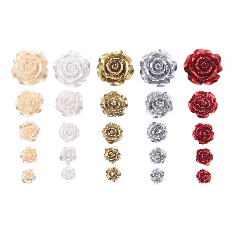 Wholesale Creative No. 5 Rose Resin Cream Glue Phone Case