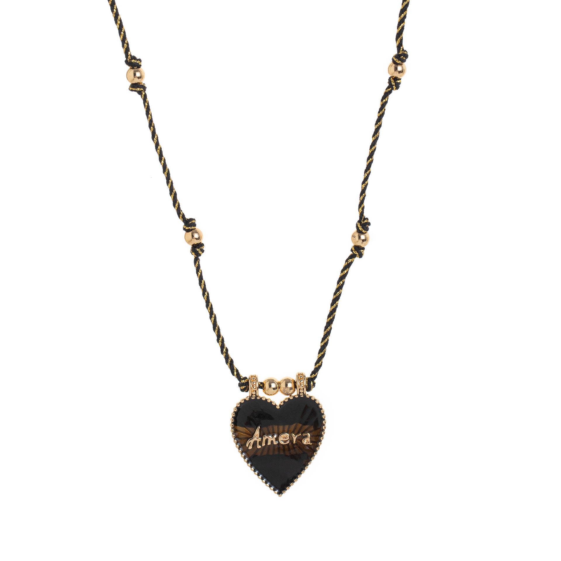 Wholesale Love Tarot Pendant Necklace Lucky Bead Chain Gold-plated Color Preservation