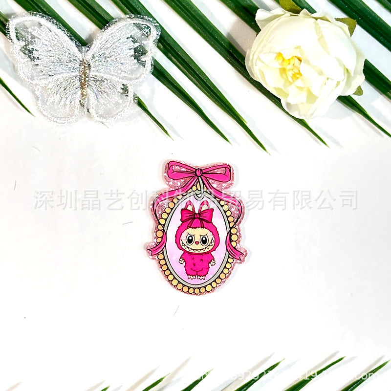 Wholesale 10pcs/ pack Acrylic DIY Accessories Cartoon Series
