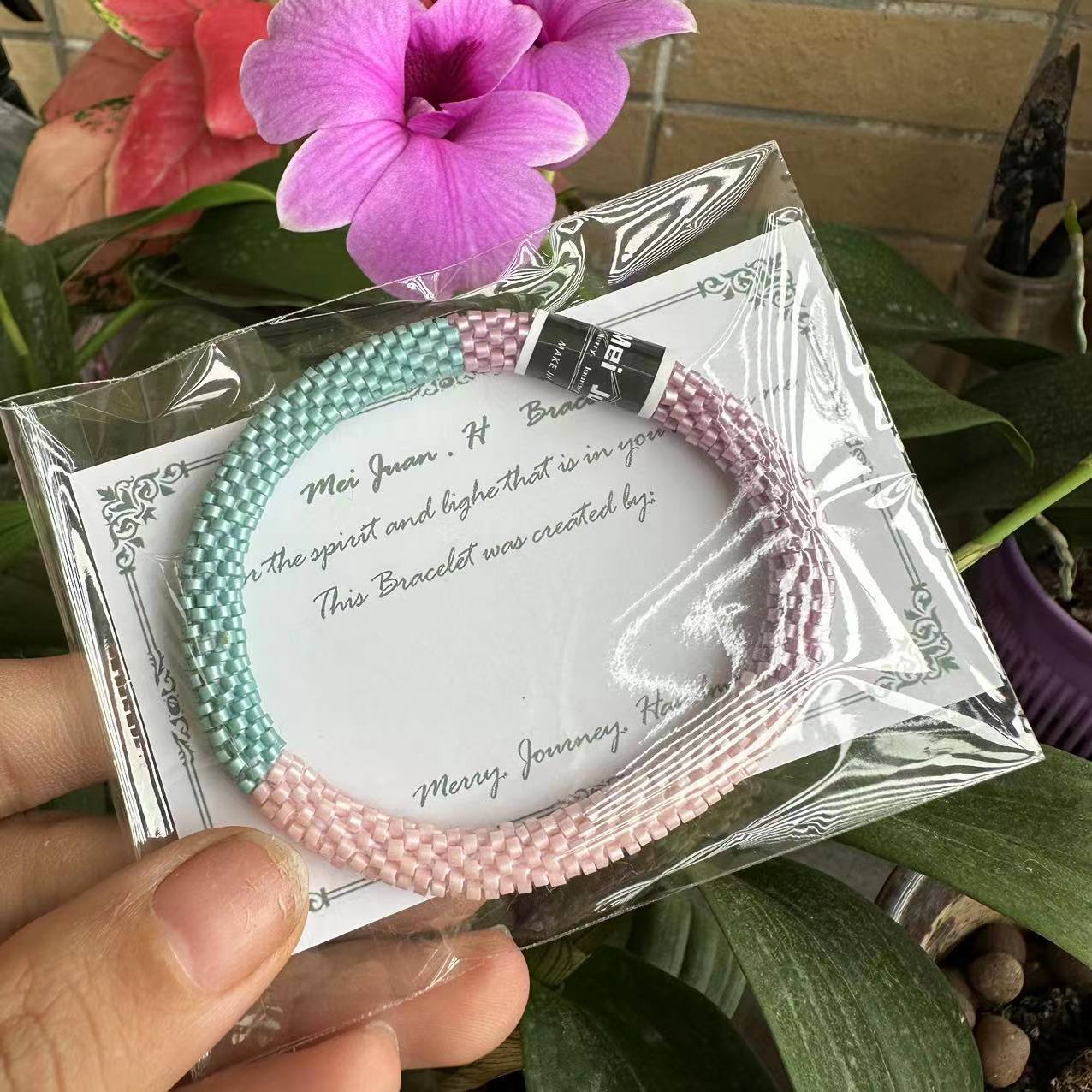 Wholesale Aroma Diffuser Bohemian Rice Beads Japanese All-match Bracelet