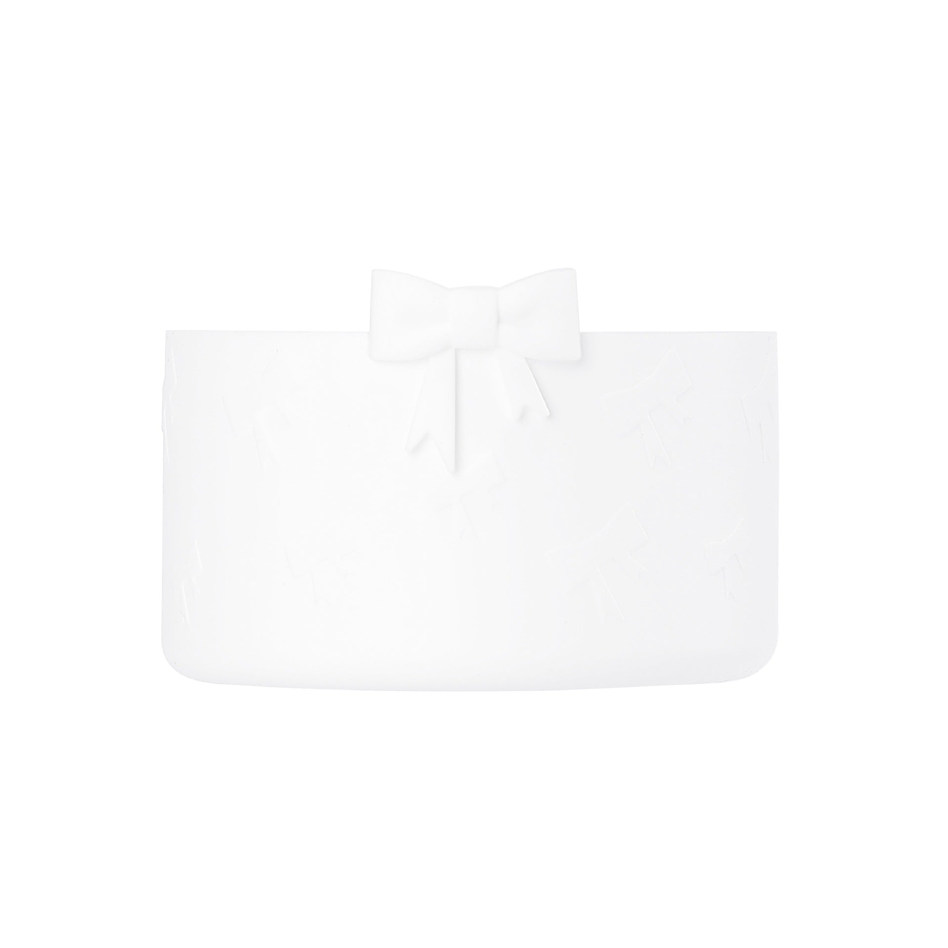 Wholesale new silicone cup cover non-slip cup cover three-dimensional bow 7.5CM ice bully cup universal base