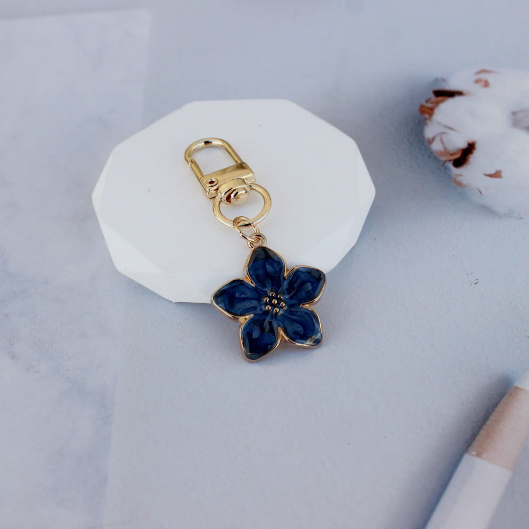 Wholesale  Korean Style Simple Cute Girl Pear Flower Pendant Keychain Bag Pendant Small Gift