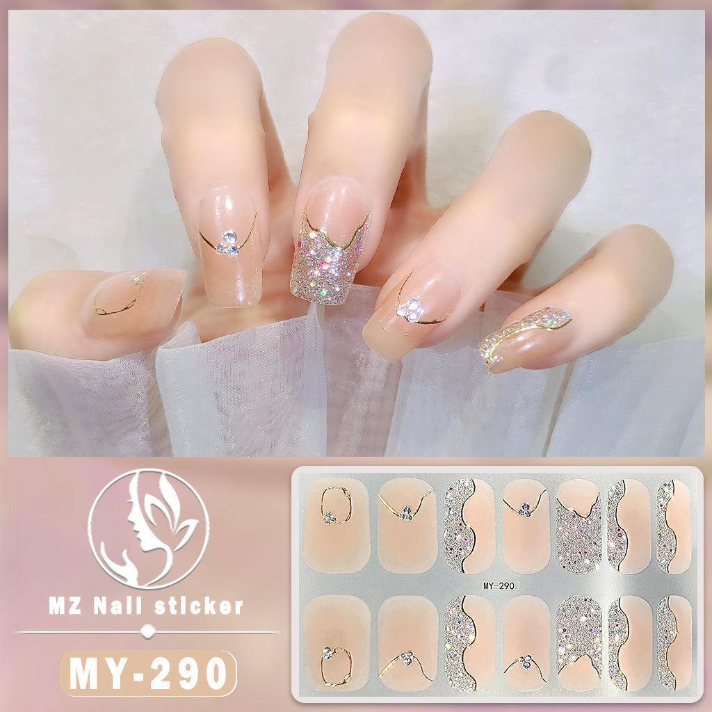 Wholesale MY Butterfly Baking Free Gel 5D Waterproof Diamond Like Nail Polish Stickers