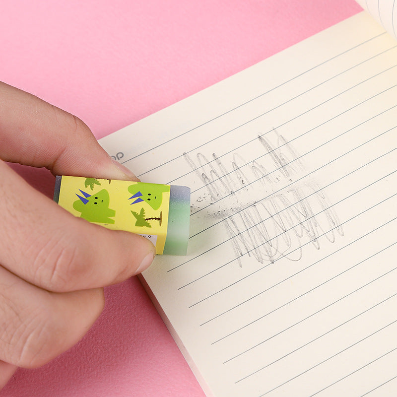 Wholesale Cartoon Dinosaur Sandwich PVC Eraser